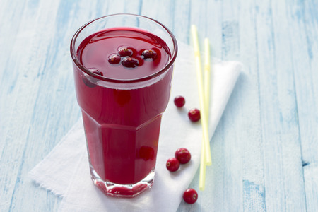 42275641 - fresh cranberry juice