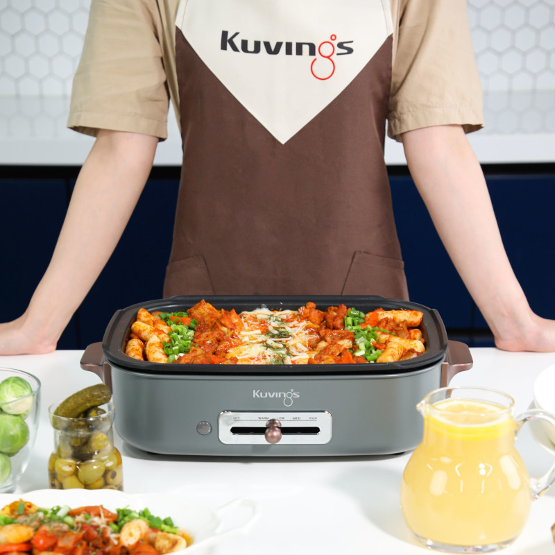 MultiGrill Kuvings Ceramic Plus grafit - obrazek 2