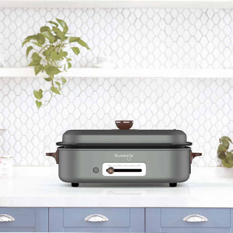 MultiGrill Kuvings Ceramic Plus grafit - obrazek 3